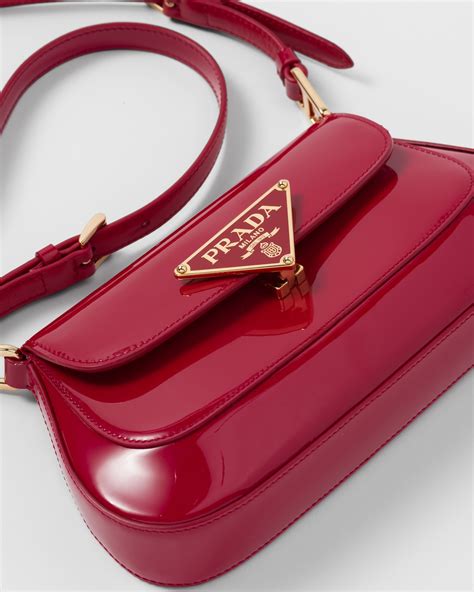 prada red patent|Prada cherry red patent leather.